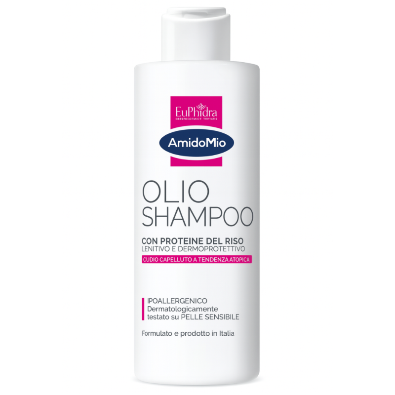 nuovo pack di Euphidra AmidoMio Olio Shampoo Capelli Fragili 200ml nuovo pack di Euphidra AmidoMio Olio Shampoo Capelli Fragili 200ml