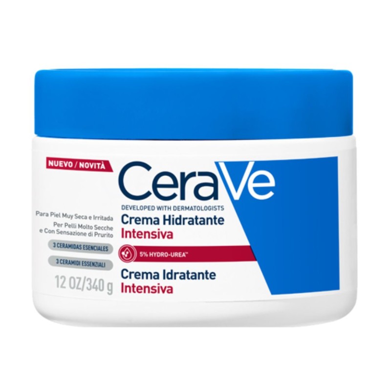 vasetto di CeraVe Crema Idratante Intensiva per pelle secca 340g vasetto di CeraVe Crema Idratante Intensiva per pelle secca 340g