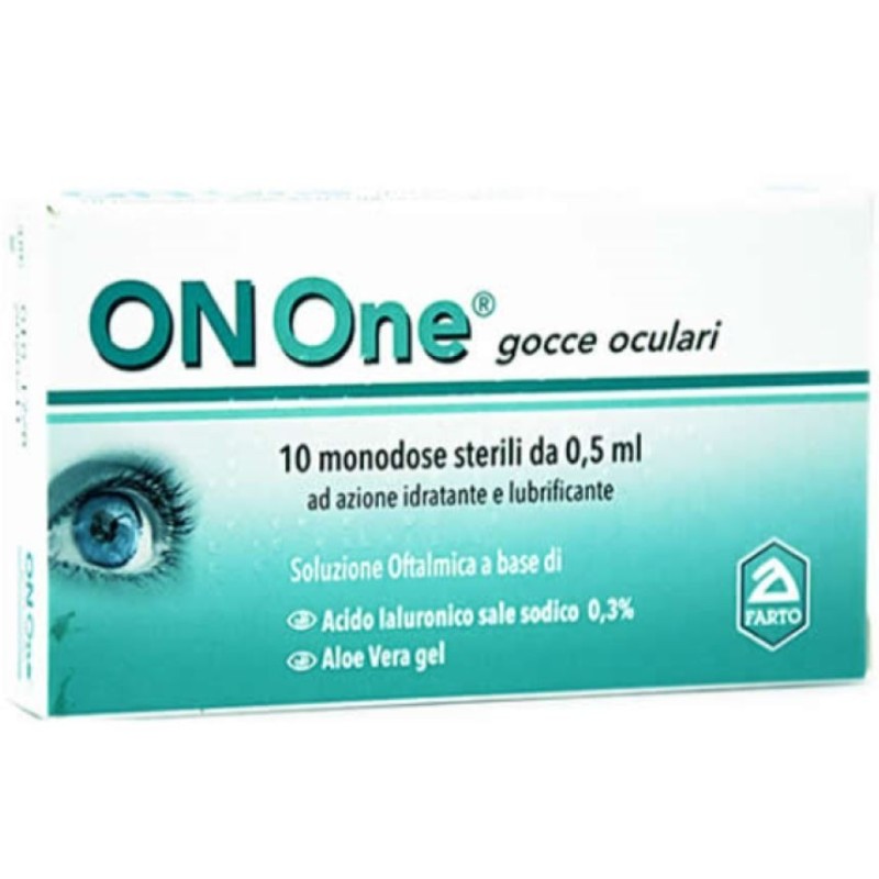 Nuova Farmajon Onone gocce oculari per idratazione occhi sensibili 10 monodose da 0,5ml Nuova Farmajon Onone gocce oculari per idratazione occhi sensibili 10 monodose da 0,5ml