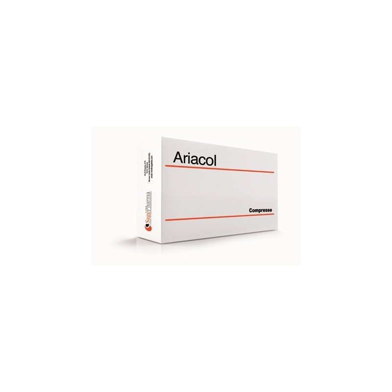 Sage Pharma Ariacol integratore per flora intestinale 20 compresse Sage Pharma Ariacol integratore per flora intestinale 20 compresse