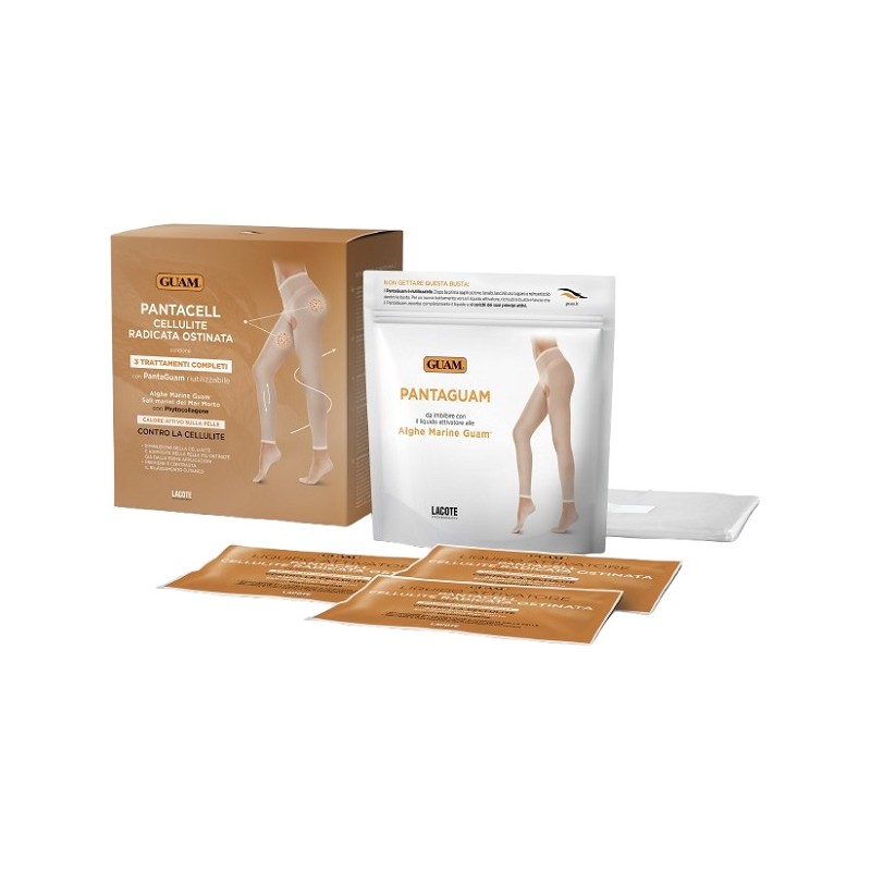 Guam Pantacell Cellul Radicata trattamento cellulite ostinata con pantalone sauna 3 applicazioni