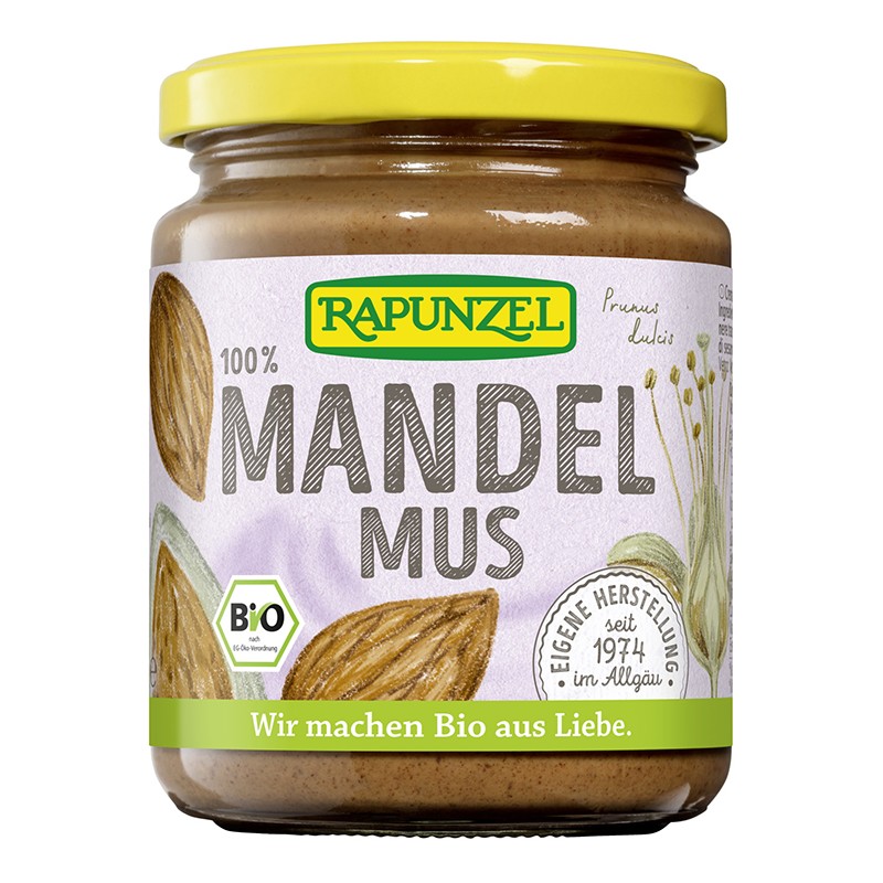 Rapunzel Crema di Mandorle Senza Zuccheri Aggiunti per Colazione Sana e Snack 250g Rapunzel Crema di Mandorle Senza Zuccheri Aggiunti per Colazione Sana e Snack 250g