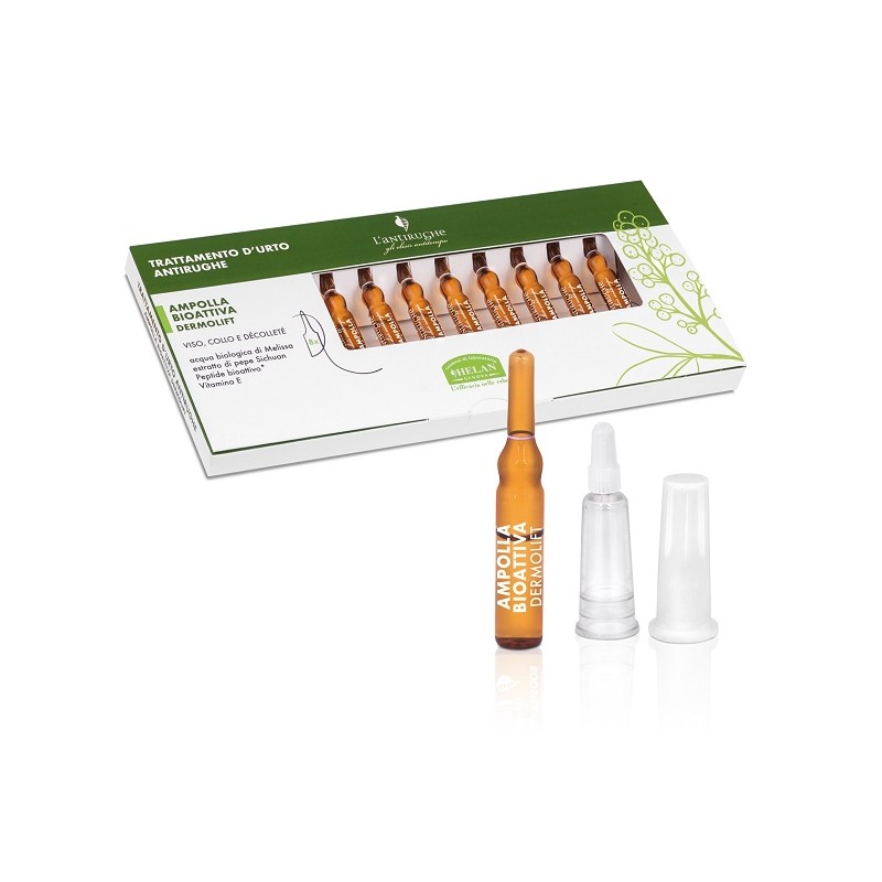 Helan Elisir Antitempo L'antirughe Trattamento Urto effetto lifting 8 ampolle monodose da 1,5 ml Helan Elisir Antitempo L'antirughe Trattamento Urto effetto lifting 8 ampolle monodose da 1,5 ml