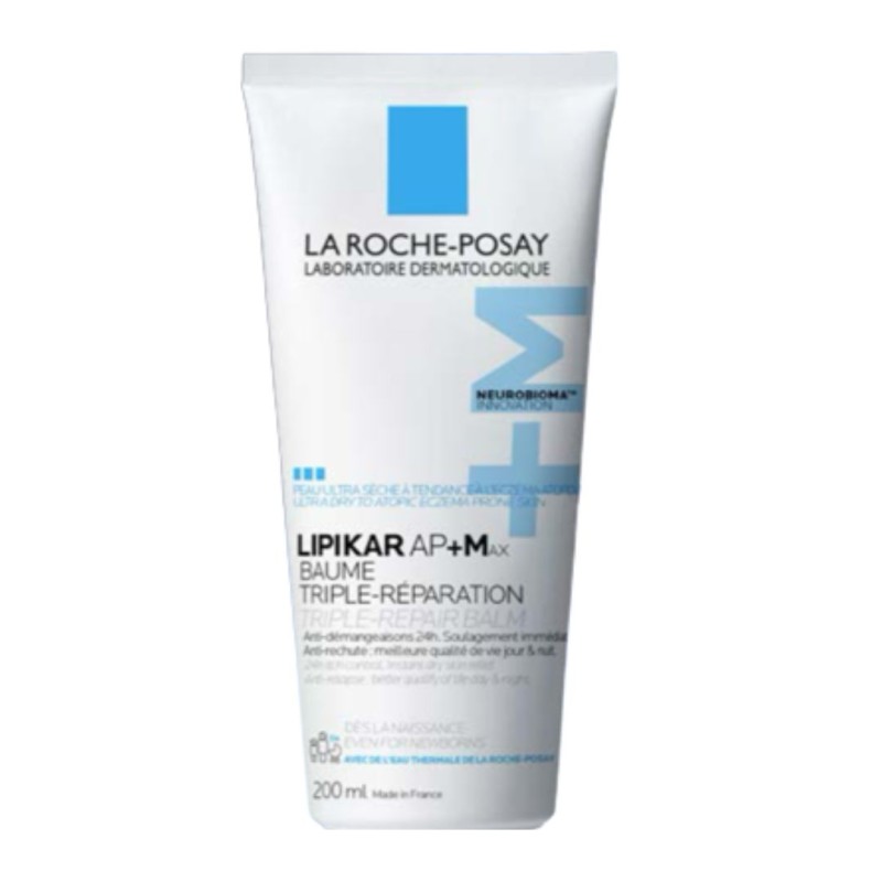 flacone di La Roche Posay Lipikar AP+ Max Crema Riparatrice per Prurito e Pelle Secca 200ml flacone di La Roche Posay Lipikar AP+ Max Crema Riparatrice per Prurito e Pelle Secca 200ml