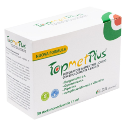 confezione di TopmetPlus Integratore Bergamotto Vitamine e Minerali 30 Stick confezione di TopmetPlus Integratore Bergamotto Vitamine e Minerali 30 Stick