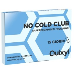 confezione di Quixy No Cold Club Integratore per Raffreddamenti Continui 15 Capsule confezione di Quixy No Cold Club Integratore per Raffreddamenti Continui 15 Capsule