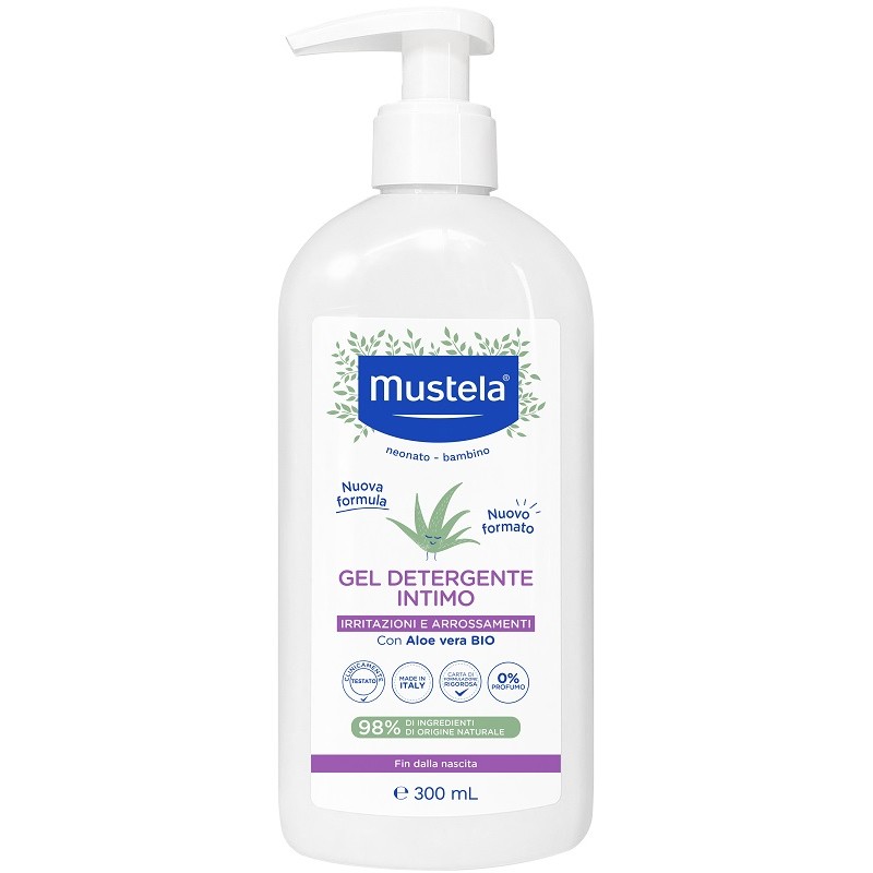 Formato di Mustela Gel Detergente Intimo per Igiene Quotidiana e Pelle Sensibile 300ml Formato di Mustela Gel Detergente Intimo per Igiene Quotidiana e Pelle Sensibile 300ml