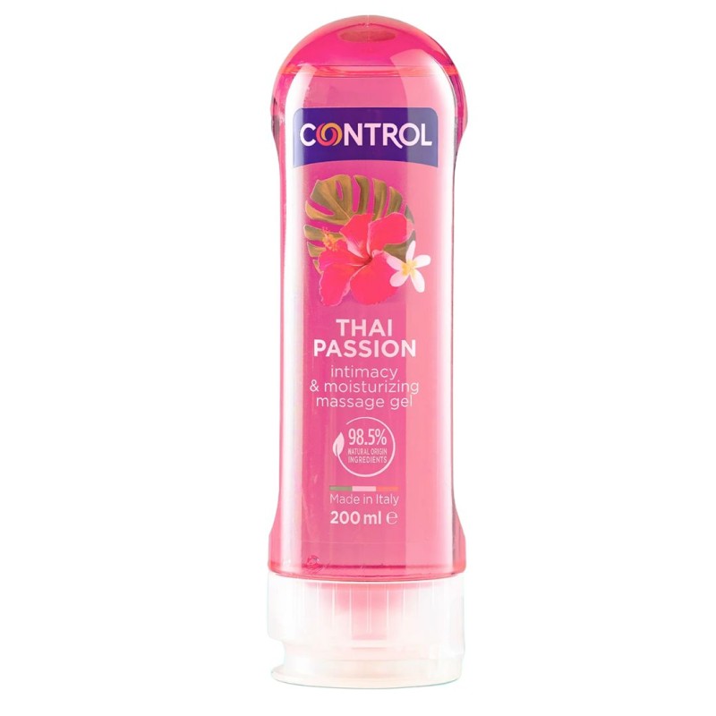 confezione di Control Gel Per Massaggi Thai Passion per Massaggi e Intimità 200ml confezione di Control Gel Per Massaggi Thai Passion per Massaggi e Intimità 200ml