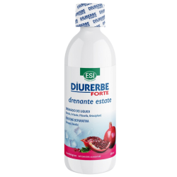 flacone di Esi Diurerbe Forte Drenante Estate Integratore Depurativo al Melograno 500ml