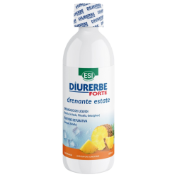 flacone di Esi Diurerbe Forte Drenante Estate Integratore Depurativo all'Ananas 500ml