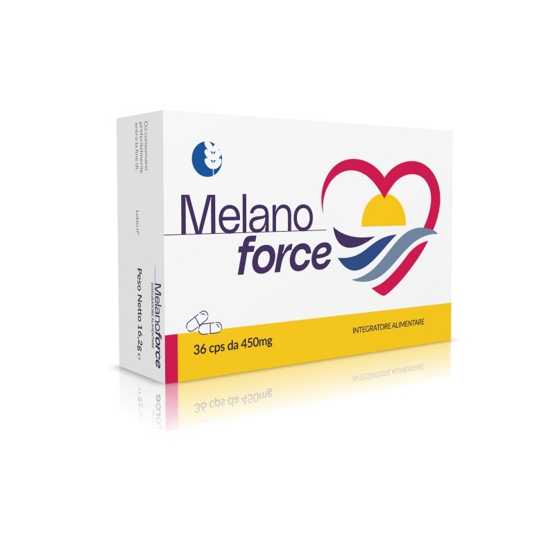 Melanoforce integratore naturale per pelle e difese immunitarie 36 capsule Melanoforce integratore naturale per pelle e difese immunitarie 36 capsule