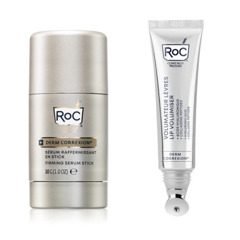 cofanetto Roc Derm Correxion con Siero Viso 30g + Volumizzante Labbra 15ml