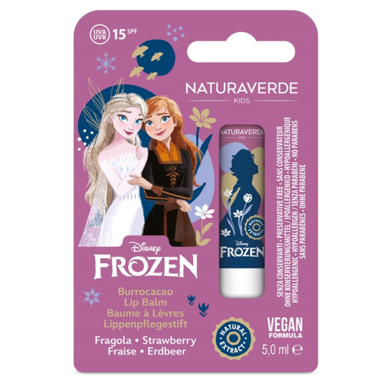 confezione di Naturaverde Frozen Burrocacao Labbra Nutriente alla Fragola con SPF15 Stick 5ml confezione di Naturaverde Frozen Burrocacao Labbra Nutriente alla Fragola con SPF15 Stick 5ml