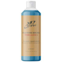 flacone di Glyor Bagnoschiuma Terra Lavica pH Neutro 500ml flacone di Glyor Bagnoschiuma Terra Lavica pH Neutro 500ml