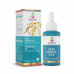 Foto illustrativa del packaging di Olio Omega 3.6.9 Idratante ed Elasticizzante per Corpo 100ml Foto illustrativa del packaging di Olio Omega 3.6.9 Idratante ed Elasticizzante per Corpo 100ml