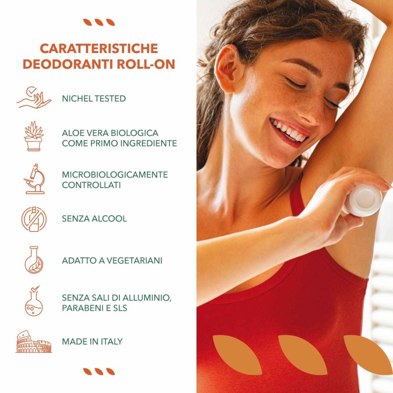 Foto esplicativa di Deodorante Roll-On Lenitivo al Miele di Manuka 50 ml Foto esplicativa di Deodorante Roll-On Lenitivo al Miele di Manuka 50 ml