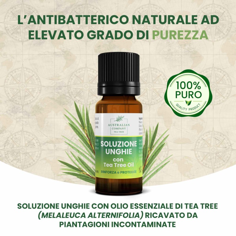 Immagine reale di Soluzione Unghie Rinforzante al Tea Tree Oil 10 ml Immagine reale di Soluzione Unghie Rinforzante al Tea Tree Oil 10 ml