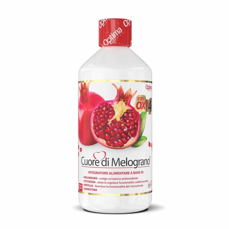 Aspetto del prodotto Cuore di Melograno con Oxy4 Integratore per Cuore 1 Litro