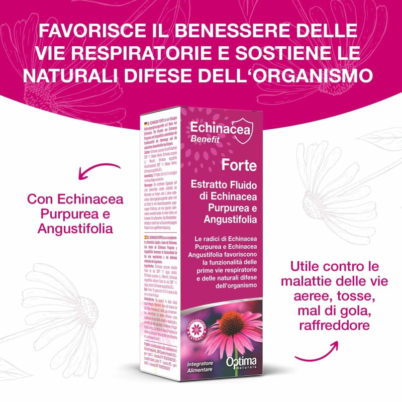 Scatola originale del prodotto Echinacea Estratto Forte Gocce Integratore Per Le Vie Respiratorie 50ml Scatola originale del prodotto Echinacea Estratto Forte Gocce Integratore Per Le Vie Respiratorie 50ml
