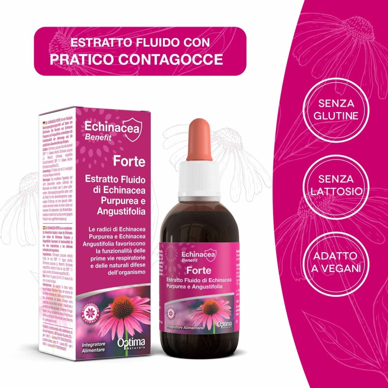 Foto ravvicinata di Echinacea Estratto Forte Gocce Integratore Per Le Vie Respiratorie 50ml Foto ravvicinata di Echinacea Estratto Forte Gocce Integratore Per Le Vie Respiratorie 50ml