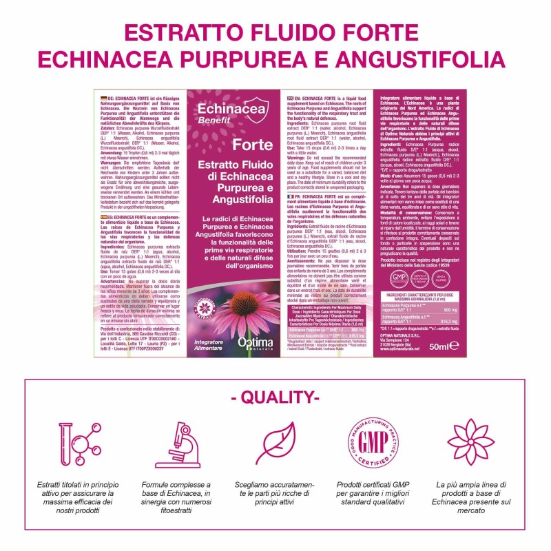 Confezione commerciale di Echinacea Estratto Forte Gocce Integratore Per Le Vie Respiratorie 50ml Confezione commerciale di Echinacea Estratto Forte Gocce Integratore Per Le Vie Respiratorie 50ml