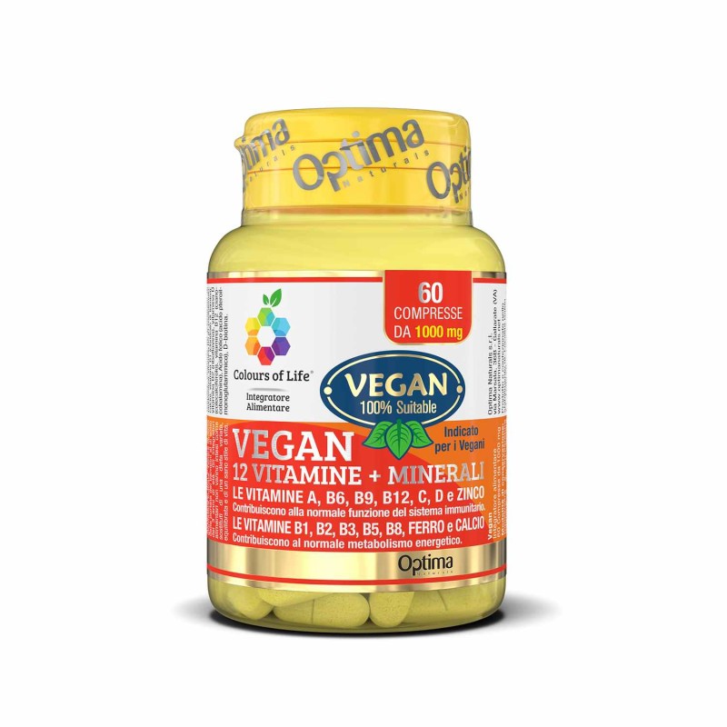 Confezione sigillata di Vegan Integratore Ricostituente 60 Compresse Confezione sigillata di Vegan Integratore Ricostituente 60 Compresse