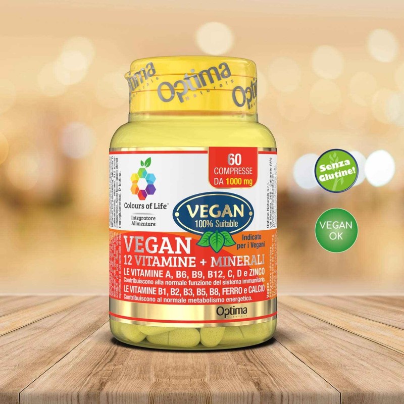 Foto esplicativa di Vegan Integratore Ricostituente 60 Compresse Foto esplicativa di Vegan Integratore Ricostituente 60 Compresse