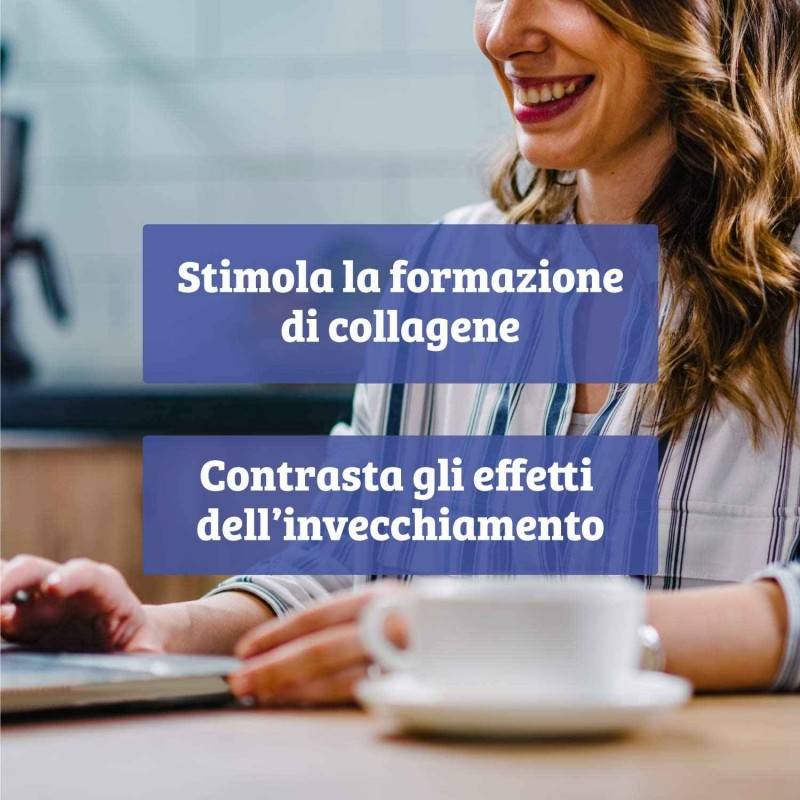 Visualizzazione chiara di Acido Ialuronico Plus per Pelle 60 Compresse Visualizzazione chiara di Acido Ialuronico Plus per Pelle 60 Compresse