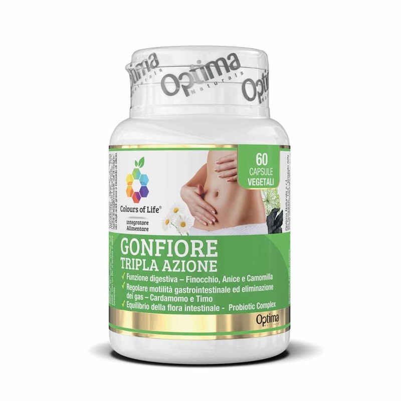 Scatola originale del prodotto Gonfiore Integratore per Intestino 60 Capsule Scatola originale del prodotto Gonfiore Integratore per Intestino 60 Capsule