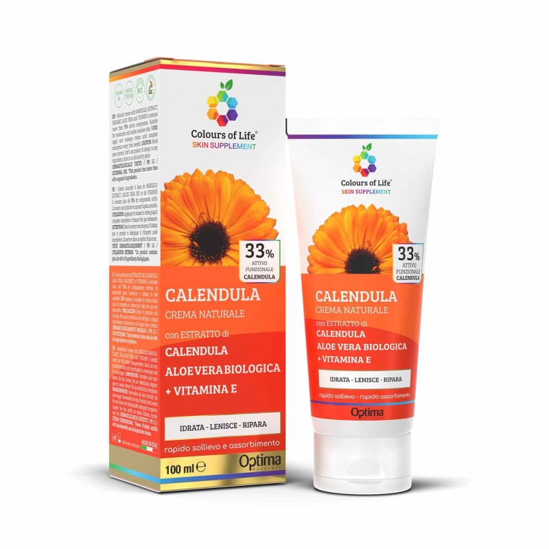 Presentazione grafica di Crema Eudermica Calendula 100ml