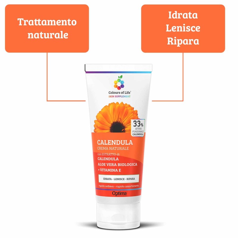 Aspetto del prodotto Crema Eudermica Calendula 100ml