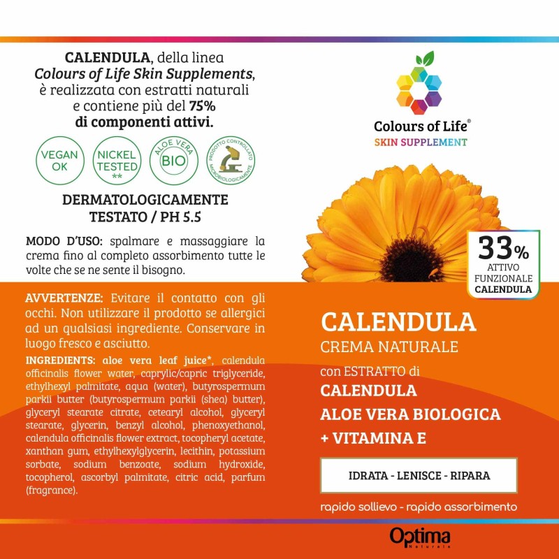Packaging del prodotto Crema Eudermica Calendula 100ml