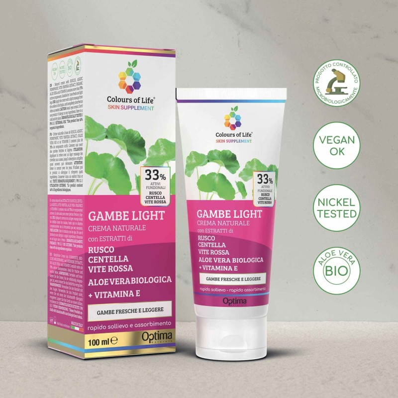 Immagine reale di Crema Eudermica Gambe Light per Pesantezza Light 100ml Immagine reale di Crema Eudermica Gambe Light per Pesantezza Light 100ml