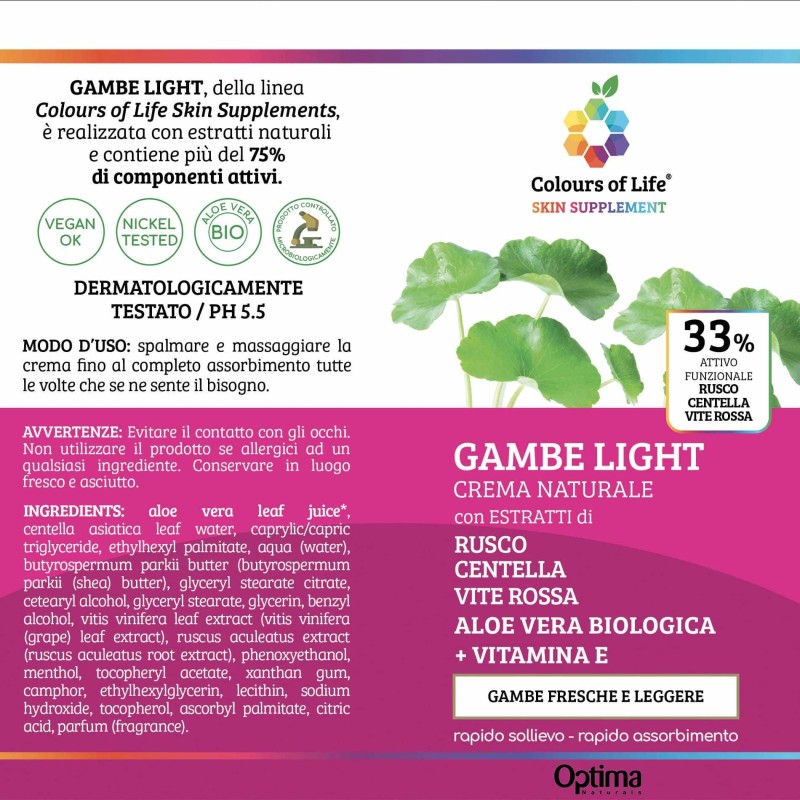 Confezione originale di Crema Eudermica Gambe Light per Pesantezza Light 100ml Confezione originale di Crema Eudermica Gambe Light per Pesantezza Light 100ml