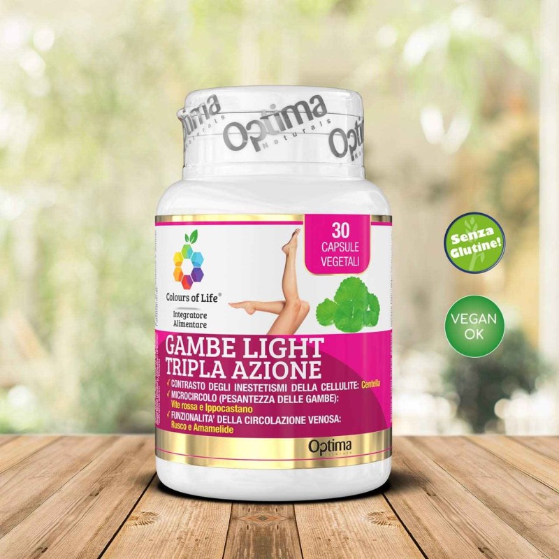 Immagine reale di Gambe Light Integratore per Gambe 30 Capsule Immagine reale di Gambe Light Integratore per Gambe 30 Capsule