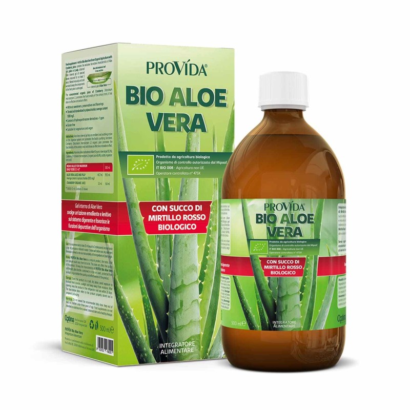 Immagine della scatola di Provida Bio Aloe Vera Integratore Depurativo 500ml Immagine della scatola di Provida Bio Aloe Vera Integratore Depurativo 500ml