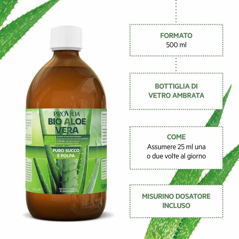 Scatola integra del prodotto Provida Bio Aloe Vera Puro Succo e Polpa 500ml Scatola integra del prodotto Provida Bio Aloe Vera Puro Succo e Polpa 500ml