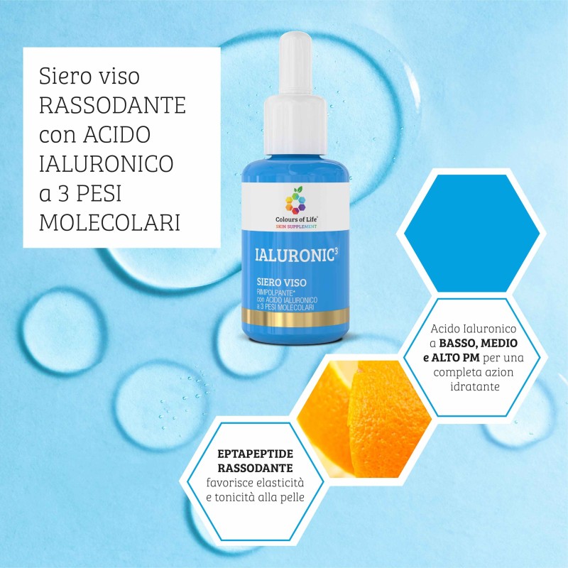 Foto illustrativa del packaging di Ialuronics Siero Viso 30ml Foto illustrativa del packaging di Ialuronics Siero Viso 30ml