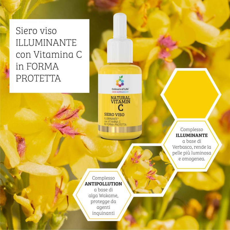 Vista del prodotto: Natural Vitamin C Siero Viso 30ml Vista del prodotto: Natural Vitamin C Siero Viso 30ml