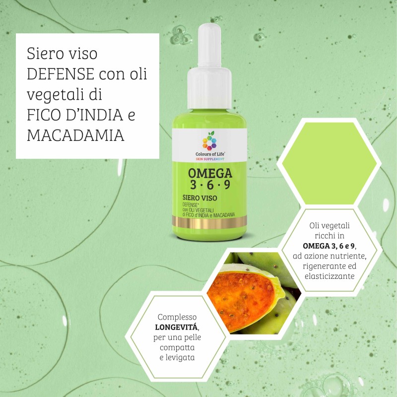 Packaging del prodotto Omega 369 Siero Viso Idratante 30ml Packaging del prodotto Omega 369 Siero Viso Idratante 30ml