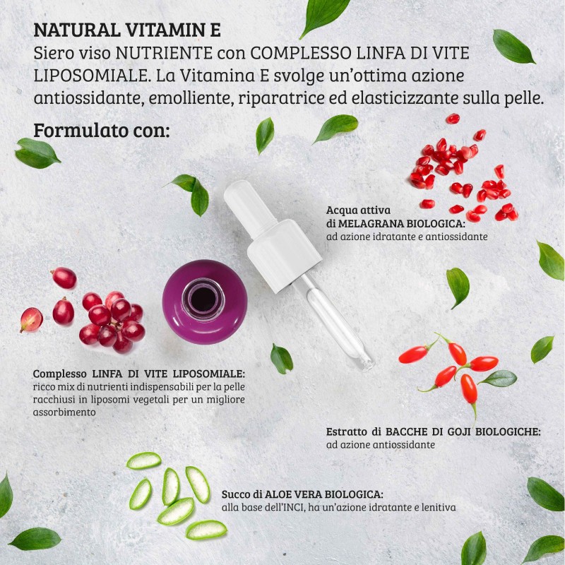 Confezione sigillata di Vitamina E Siero Viso Idratante 30ml Confezione sigillata di Vitamina E Siero Viso Idratante 30ml