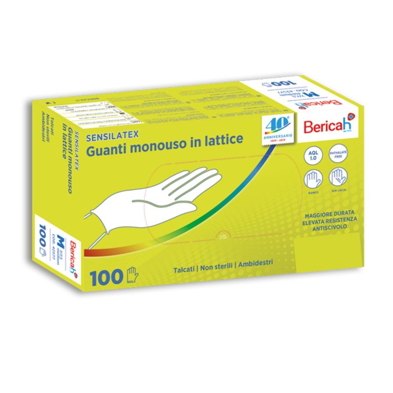 confezione di Guanto Monouso Sensilatex In Lattice Talcato Aql 1,0 Taglia Xl 100 Pezzi confezione di Guanto Monouso Sensilatex In Lattice Talcato Aql 1,0 Taglia Xl 100 Pezzi