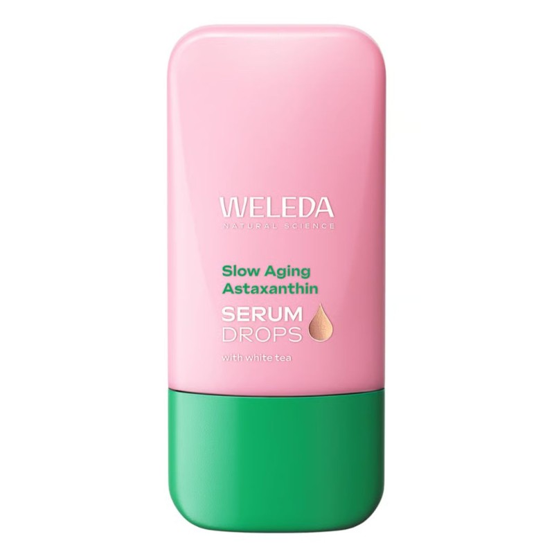 flacone di Weleda Slow Aging Astaxanthin Siero Antiossidante Anti-age 30ml flacone di Weleda Slow Aging Astaxanthin Siero Antiossidante Anti-age 30ml