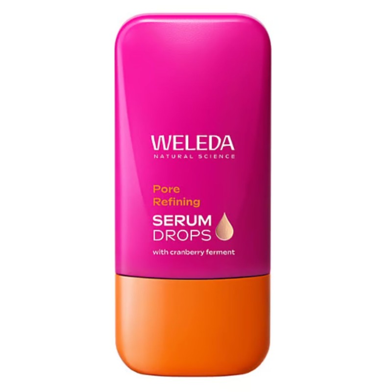 flacone di Weleda Pore Refining Siero Multivitaminico per Pori Dilatati e Pelle Impura 30ml