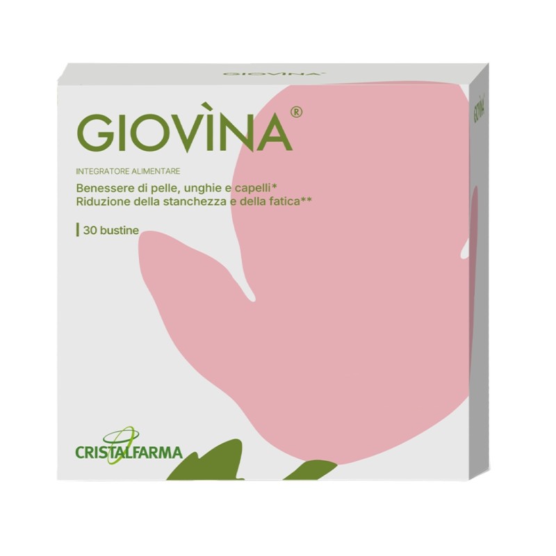 Formato di Cristalfarma Giovina Integratore per Pelle Unghie e Capelli Over 40 30 Bustine Formato di Cristalfarma Giovina Integratore per Pelle Unghie e Capelli Over 40 30 Bustine