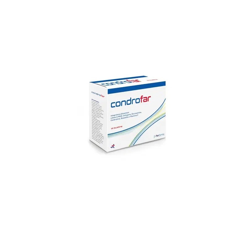 Formato di Condrofar Integratore per Articolazioni 14 Bustine da 7g Formato di Condrofar Integratore per Articolazioni 14 Bustine da 7g