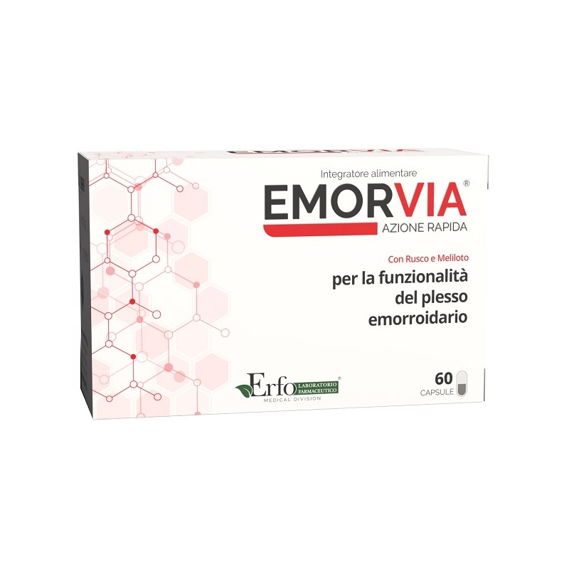 Emorvia Azione Rapida integratore per circolazione venosa 60 capsule Emorvia Azione Rapida integratore per circolazione venosa 60 capsule