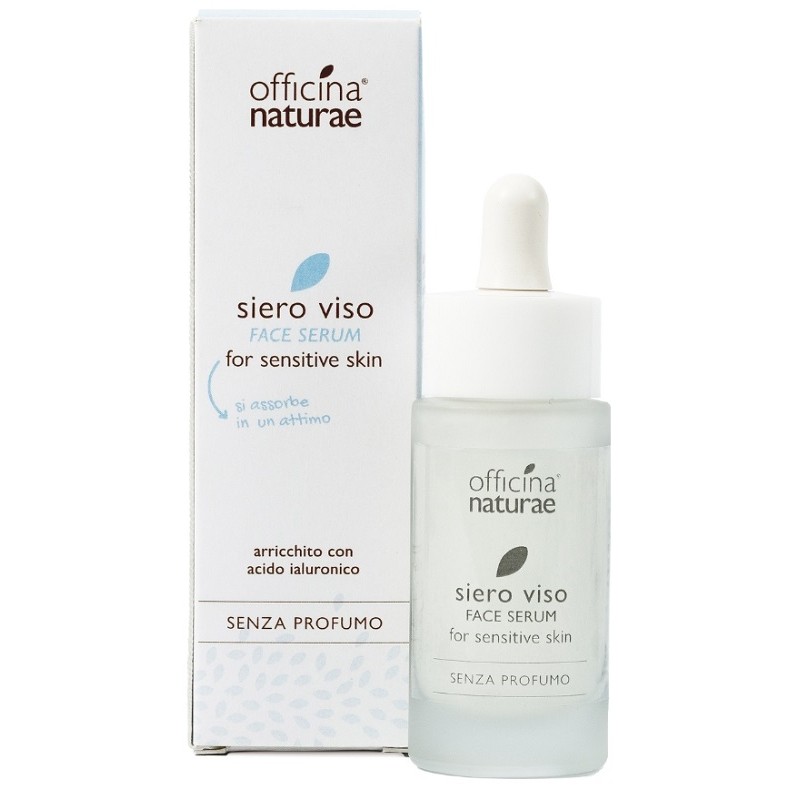 Siero viso pelle sensibile senza profumo per idratazione e lenitiva 30 ml