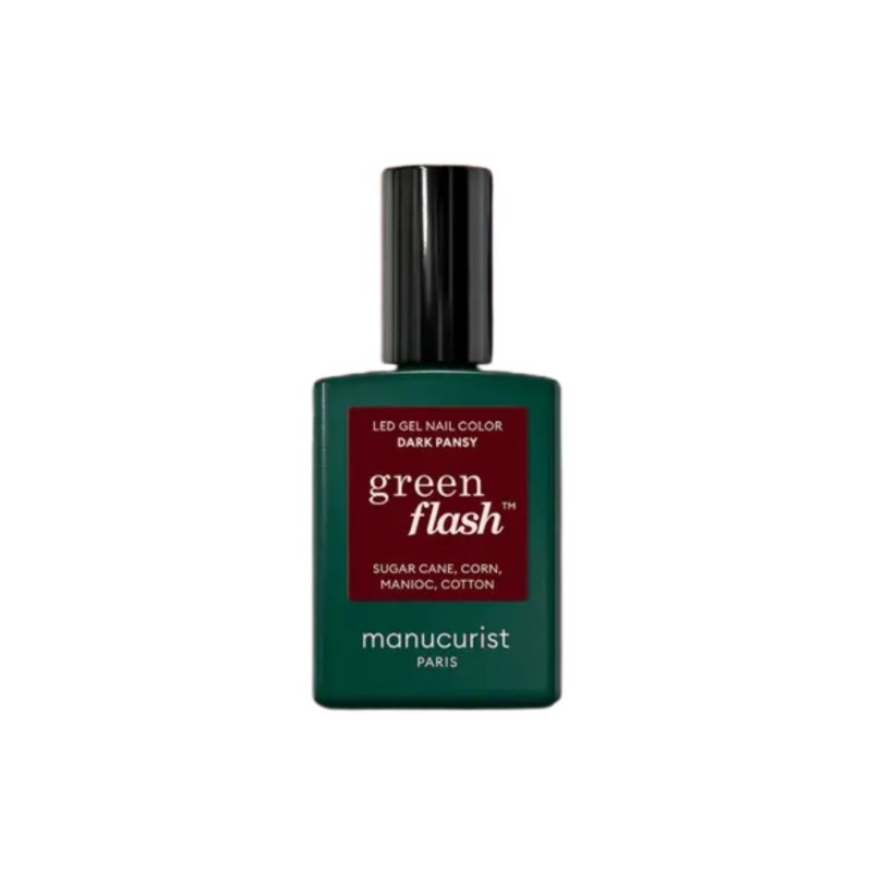 Formato di Manucurist Green Flash Dark Pansy Smalto Semipermanente 15ml Formato di Manucurist Green Flash Dark Pansy Smalto Semipermanente 15ml