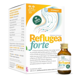 Salugea Reflugea Forte Integratore per Reflusso Gastrico 18 Flaconcini